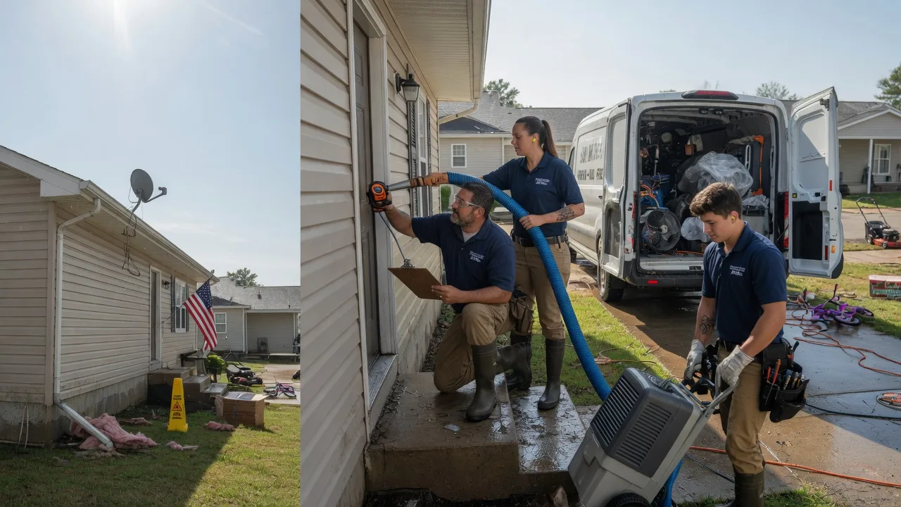 Ceiling Water Damage Restoration in Winters, TX near me